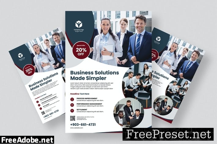 Business Agency Flyer Design DBY37PZ