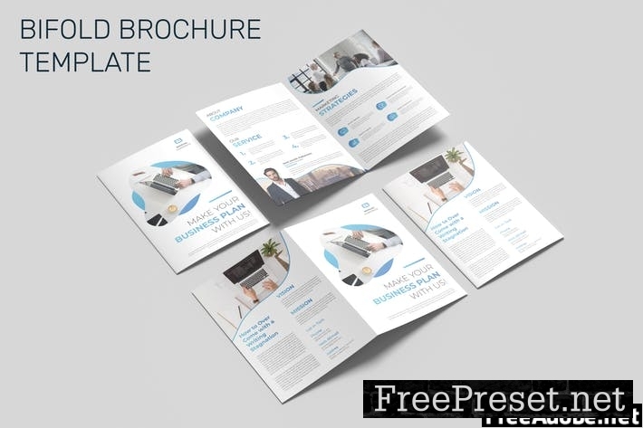 Business Bifold Brochure Template 3AS7MUA