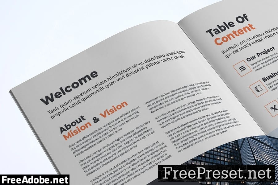 Business Brochure Template SNCMZB8