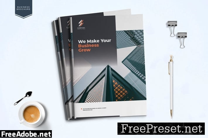 Business Brochure Template SNCMZB8