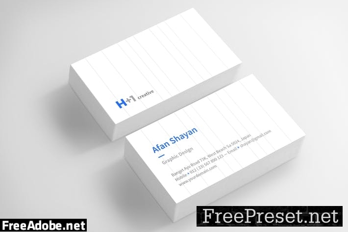 Business Card X3T4YD