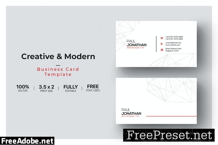 Business Card FR4WWJR