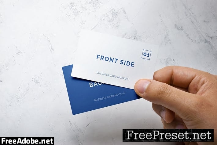 Business Card Mockup L24CNEA