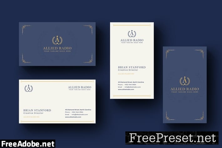 Business Card Name Horizontal and Vertical FN6789B