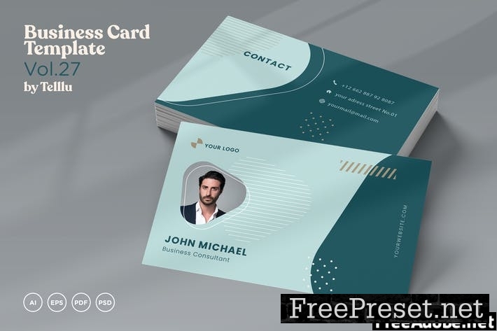 Business Card Vol.27 Modern Businessman W64PR94