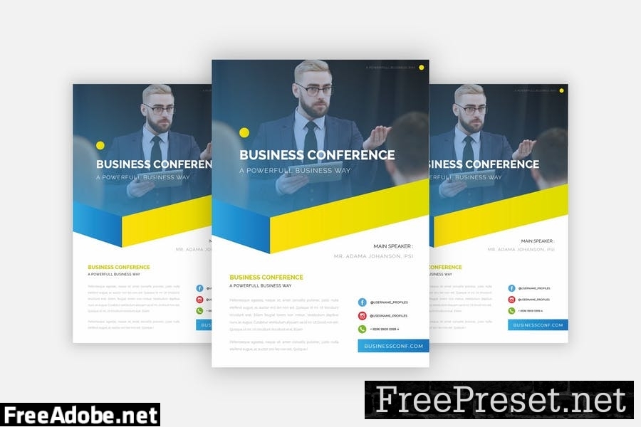 Business Conference Flyer EB69UXW