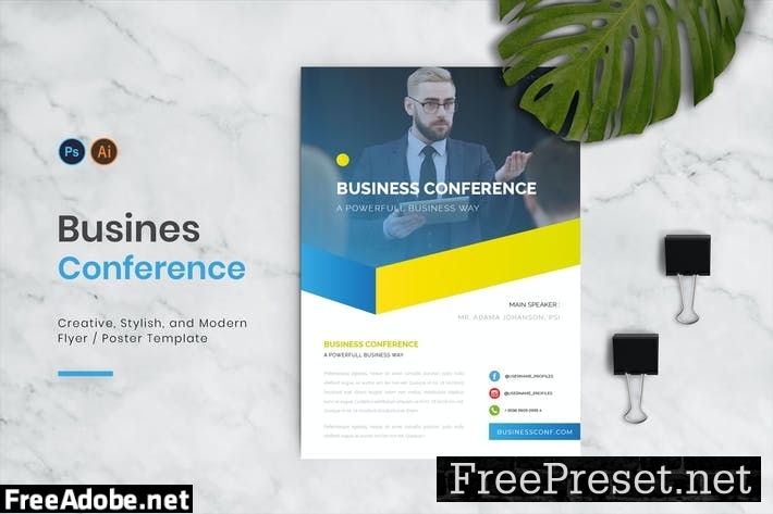 Business Conference Flyer EB69UXW