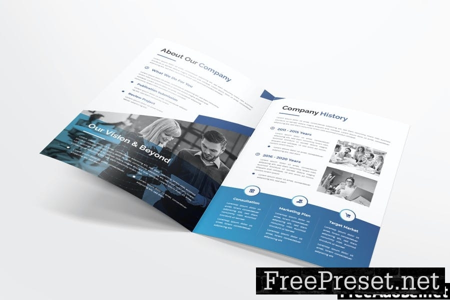 Business Creative Bifold Brochure