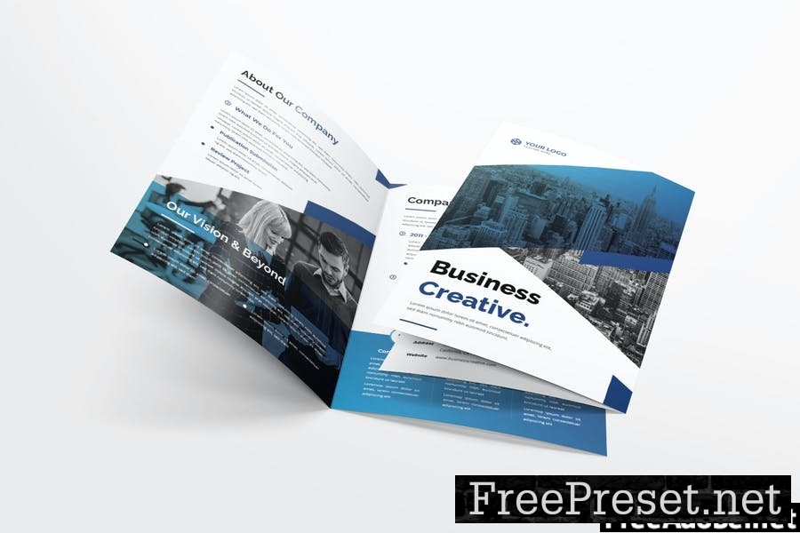 Business Creative Bifold Brochure