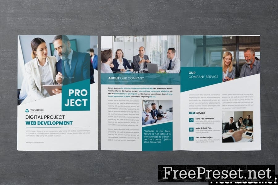 Business Development Bifold Brochure