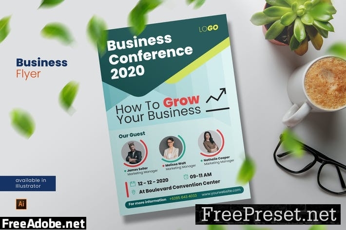 Business Event Flyer E7BUGVX