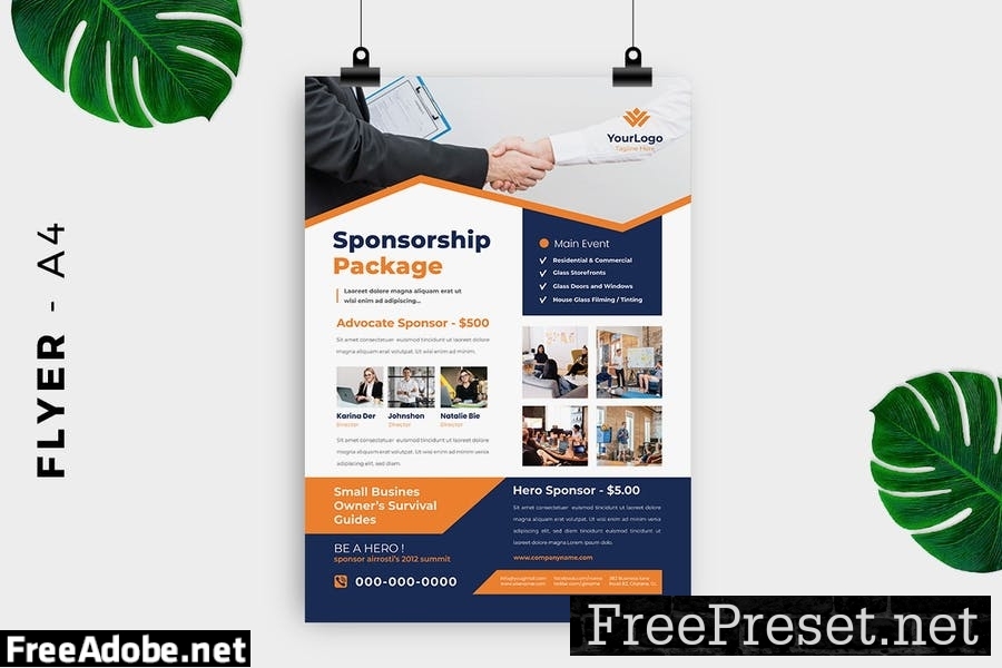 Business Event Sponsorship Design