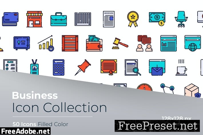 Business Filled Color Icon 3P3V4N2