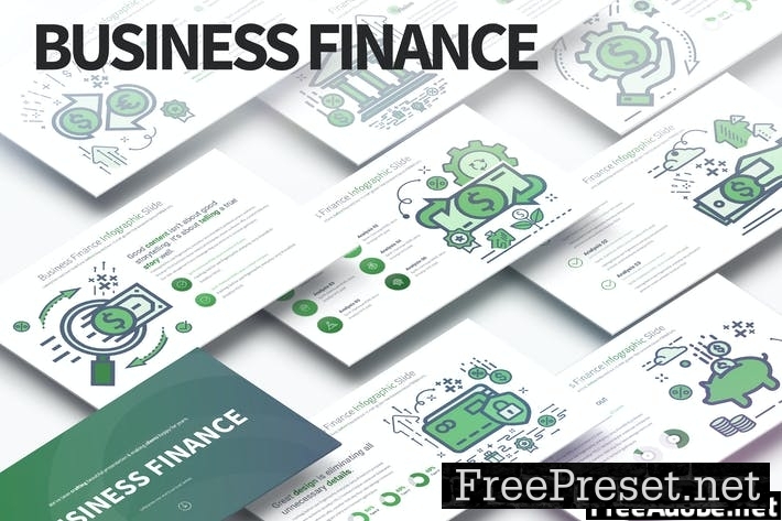 Business Finance - PowerPoint Infographics Slides WTHMFU3