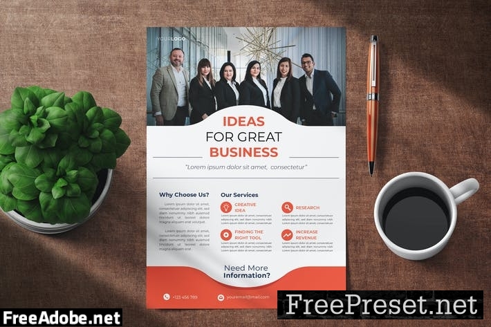 Business Flyer D8FF3TJ