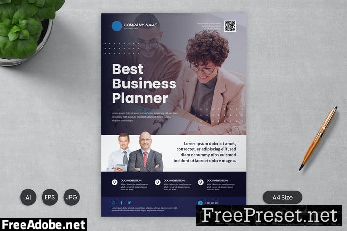 Business Flyer Template 02 - Slidewerk 7B23RKM