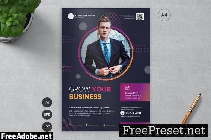 Business Flyer Template 13 - Slidewerk RCVED4S