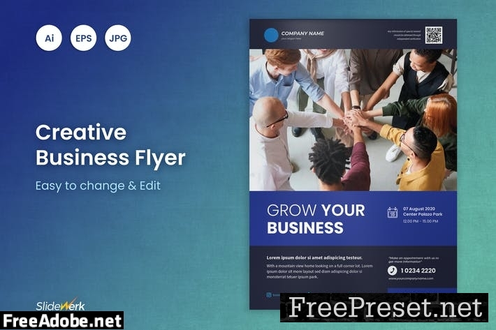 Business Flyer Template 15 - Slidewerk 7ZEKD9M