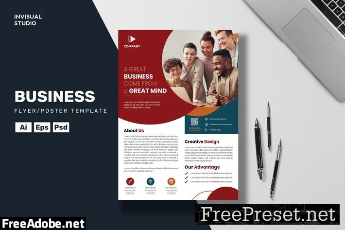 Business - Flyer Template 9V3BBLR