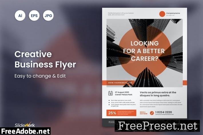 Business Flyer Template 20 - Slidewerk J5M95AV