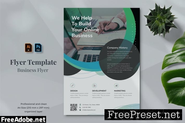 Business Flyer Template 25 Z7Y3ZQV