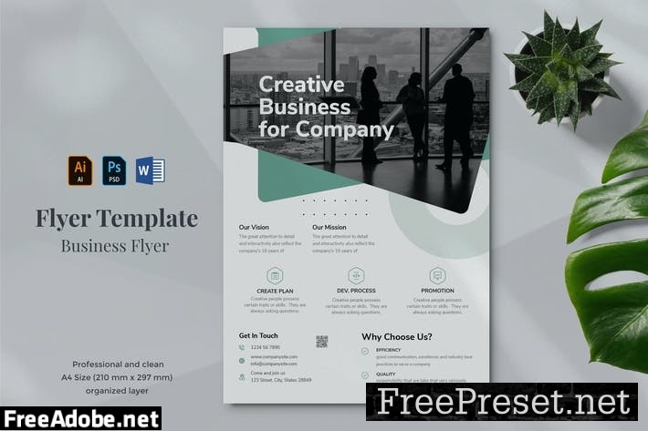 Business Flyer Template 27 9QJRFX7