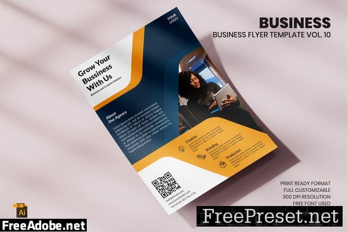 Business Flyer Template Vol. 10 3VGDU7E