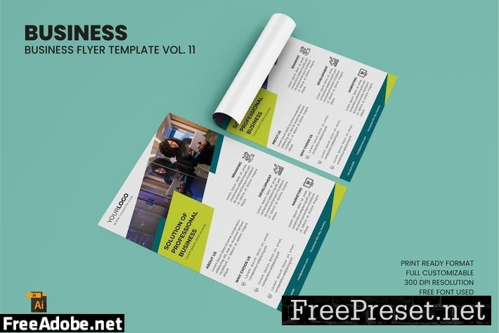 Business Flyer Template Vol. 11 8YRQXFL