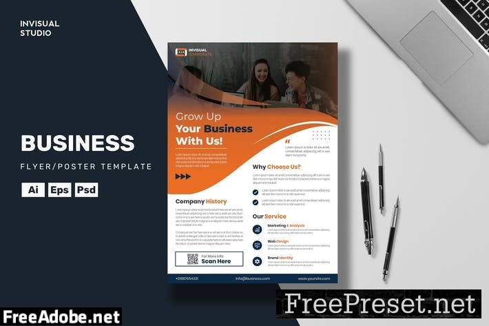 Business - Flyer Template XR8G4WK