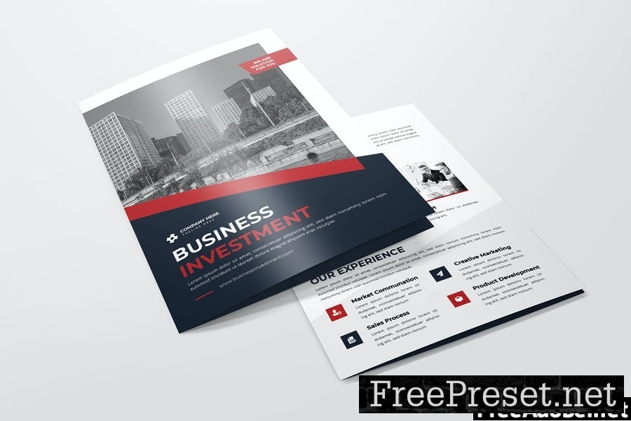 Business Investment Bifold Brochure