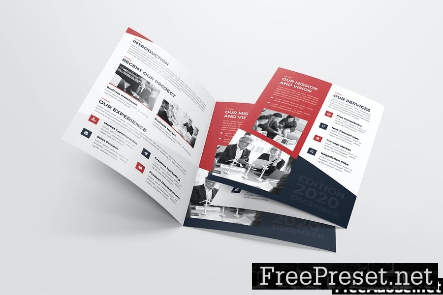 Business Investment Bifold Brochure