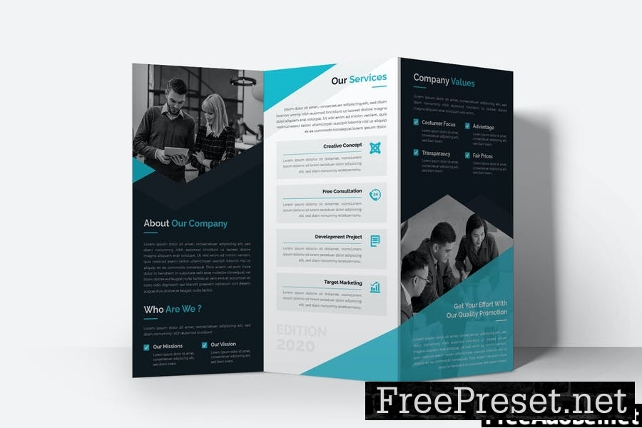 Business Investment Trifold Brochure