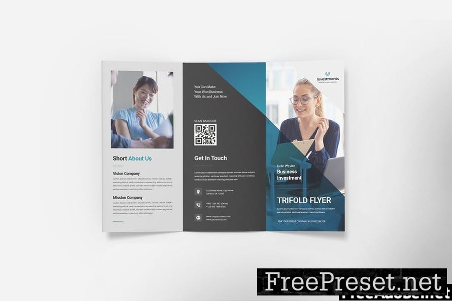 Business Investment – Trifold Brochure V83CJGB