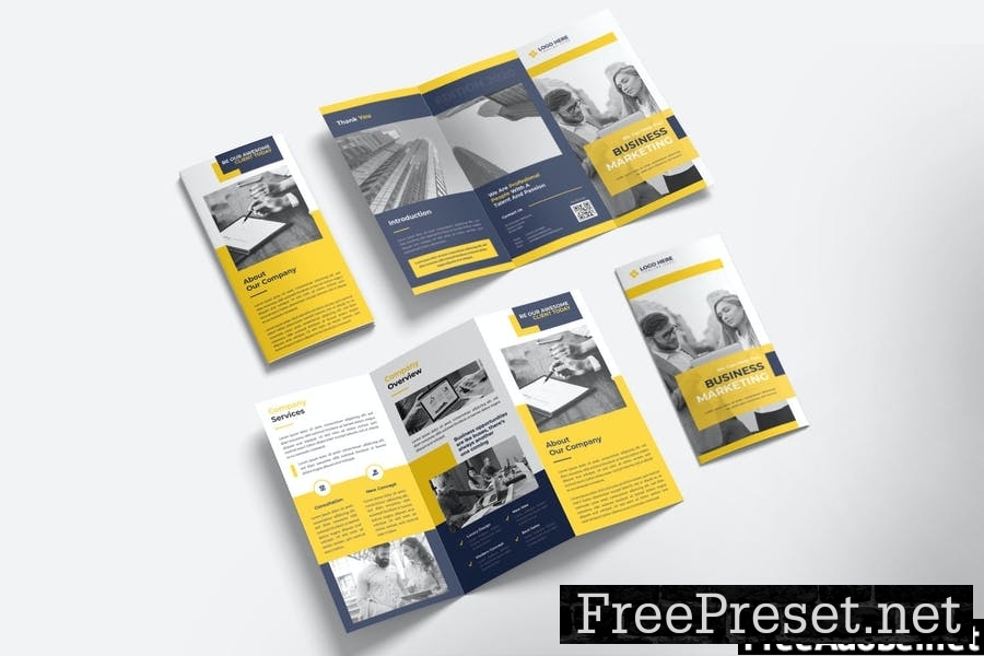 Business Marketing Trifold Brochure