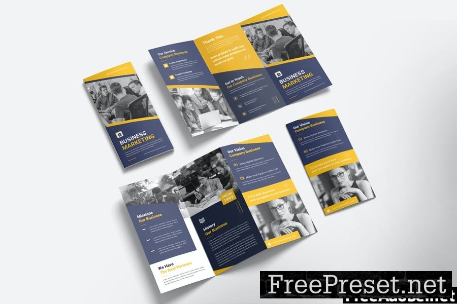 Business Marketing Trifold Brochure