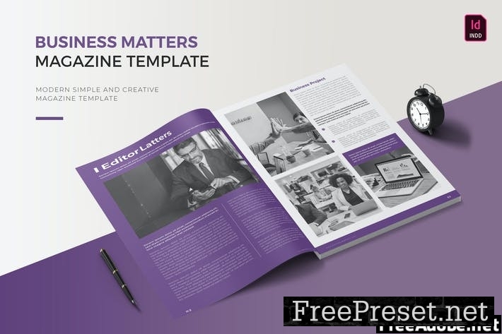 Business Matters | Magazine Temmplate F8HWRT8