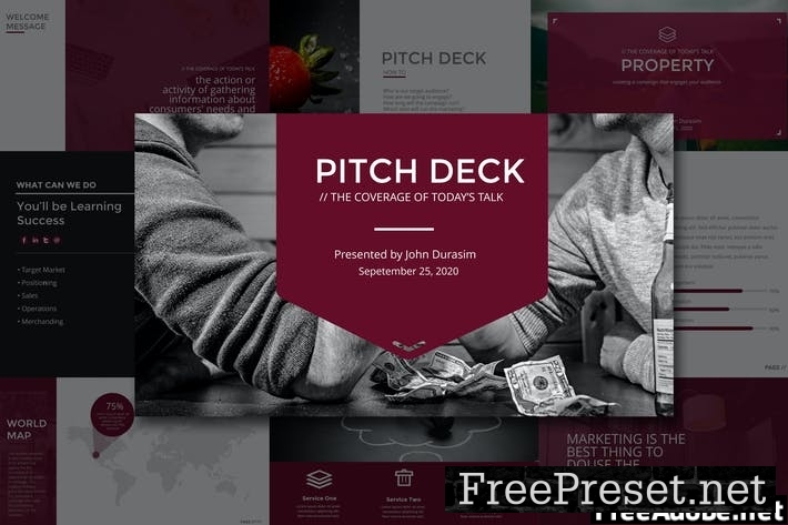 BUSINESS PITCH DECK Google Slides CNJPDK