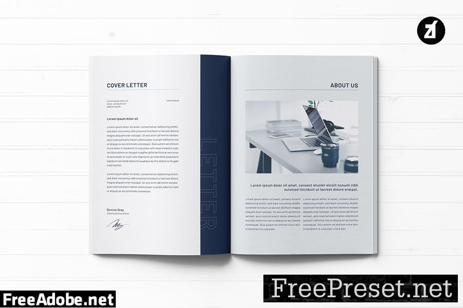 Business proposal multi-purpose book 2FFQ74P