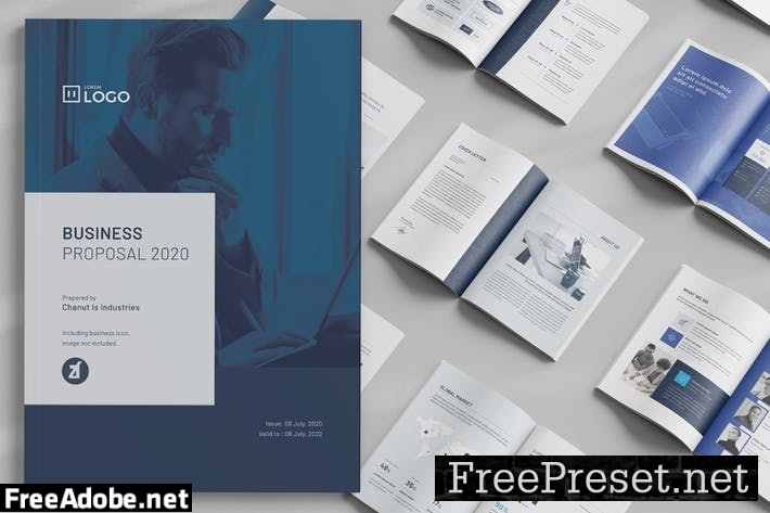 Business proposal multi-purpose book 2FFQ74P