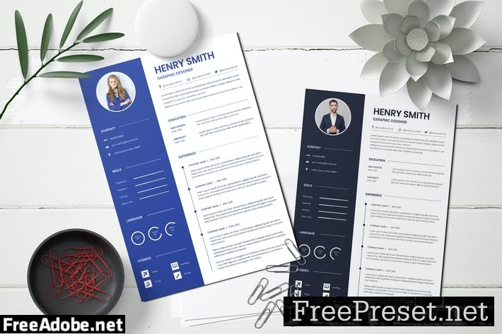 Business Resume CV Template 4V2FQ5T