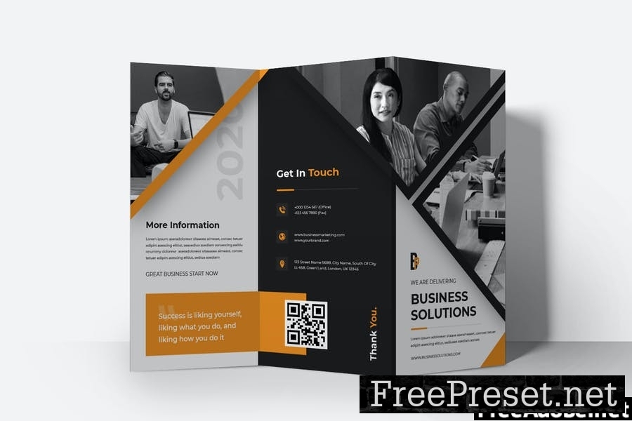 Business SolutionTrifold Brochure