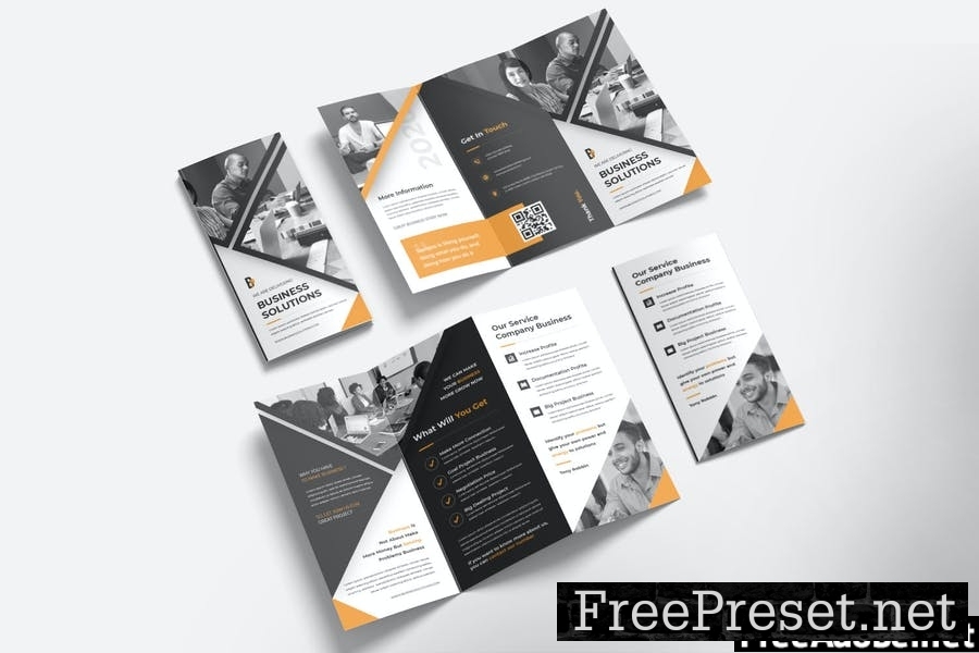 Business SolutionTrifold Brochure