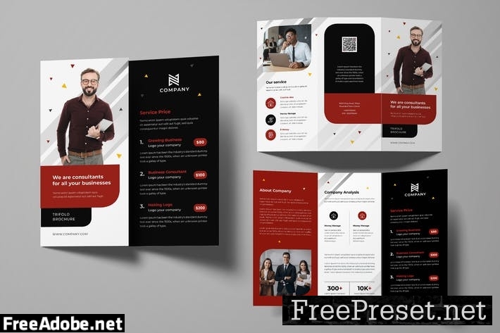 Business Trifold Brochure 4BKHZ9S