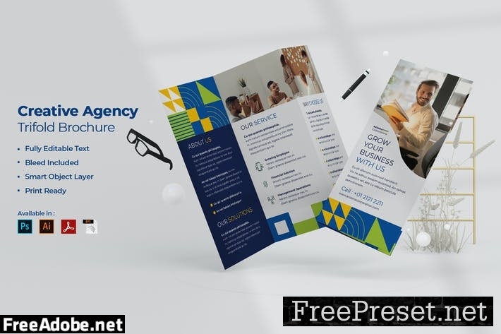 Business Trifold Brochure F94N4YT