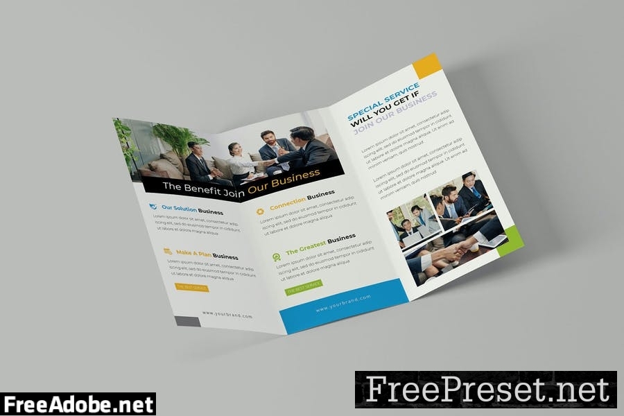 Business | Trifold Brochure Template 5VKTQ3M