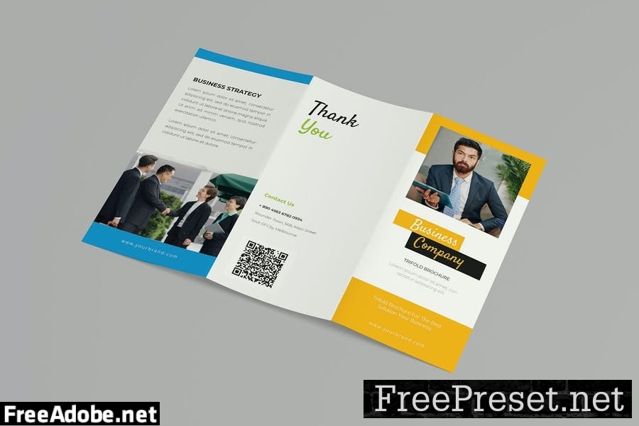 Business | Trifold Brochure Template 5VKTQ3M