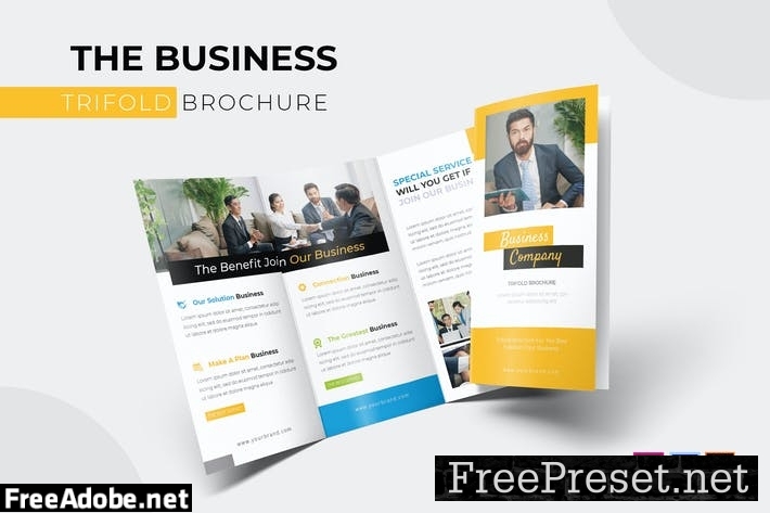 Business | Trifold Brochure Template 5VKTQ3M