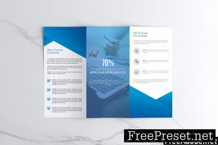 Business Trifold VB4LD5Q