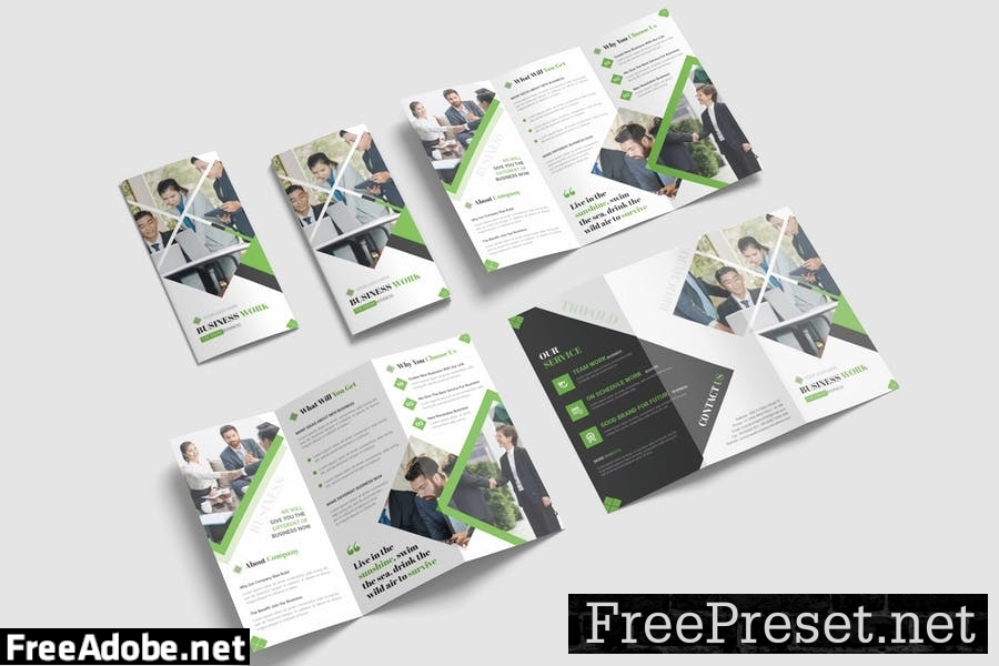 Business Work Trifold Brochure