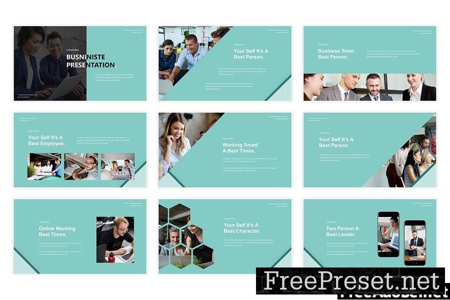 Busineste Presentation Template ZFVYKTS